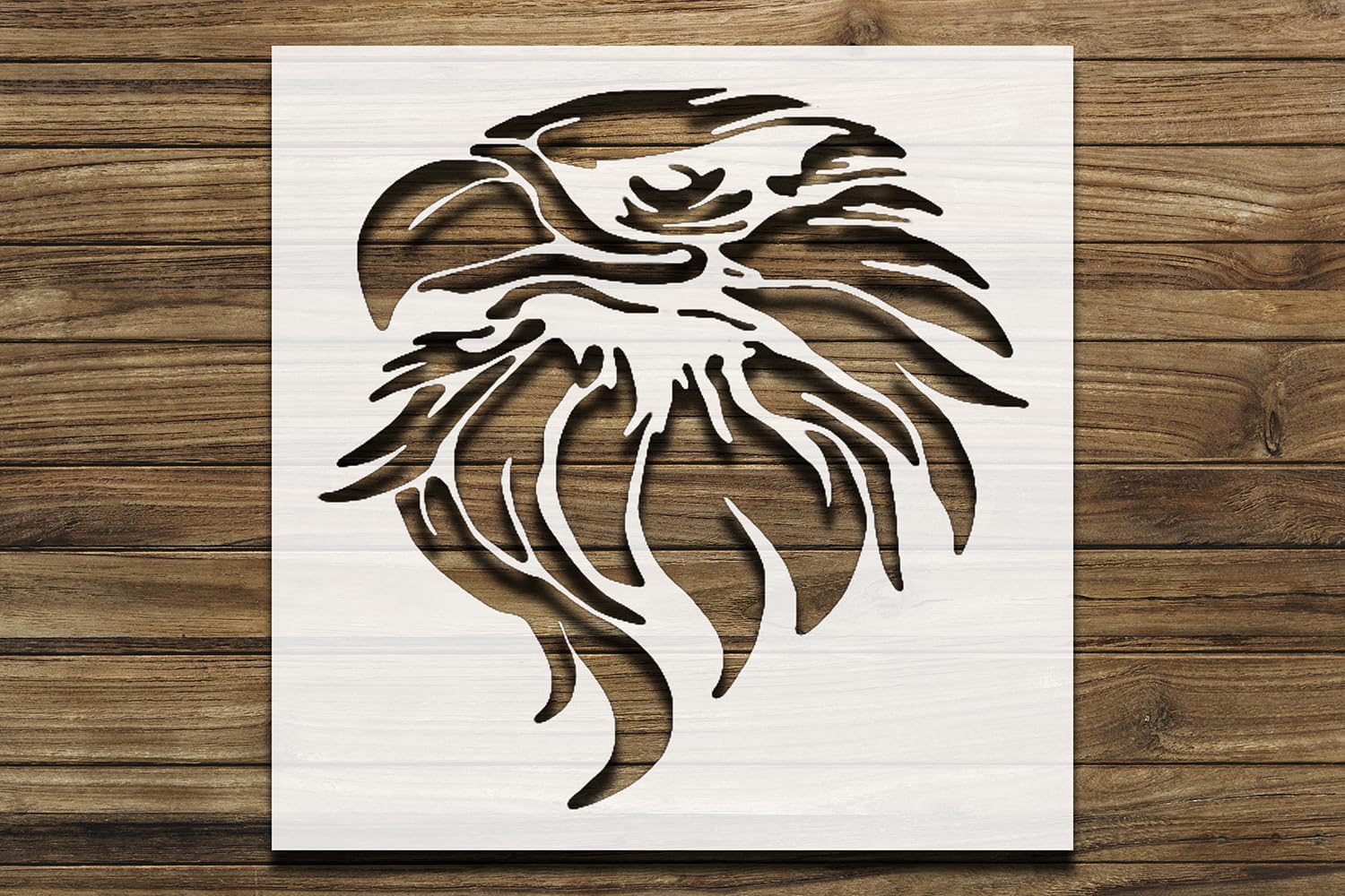 Eagle Stencil for Painting, Plastic Reusable 8x8 Inch – Perfect for Crafts, Art Projects, and Home reusable Mylar wall painting stencil