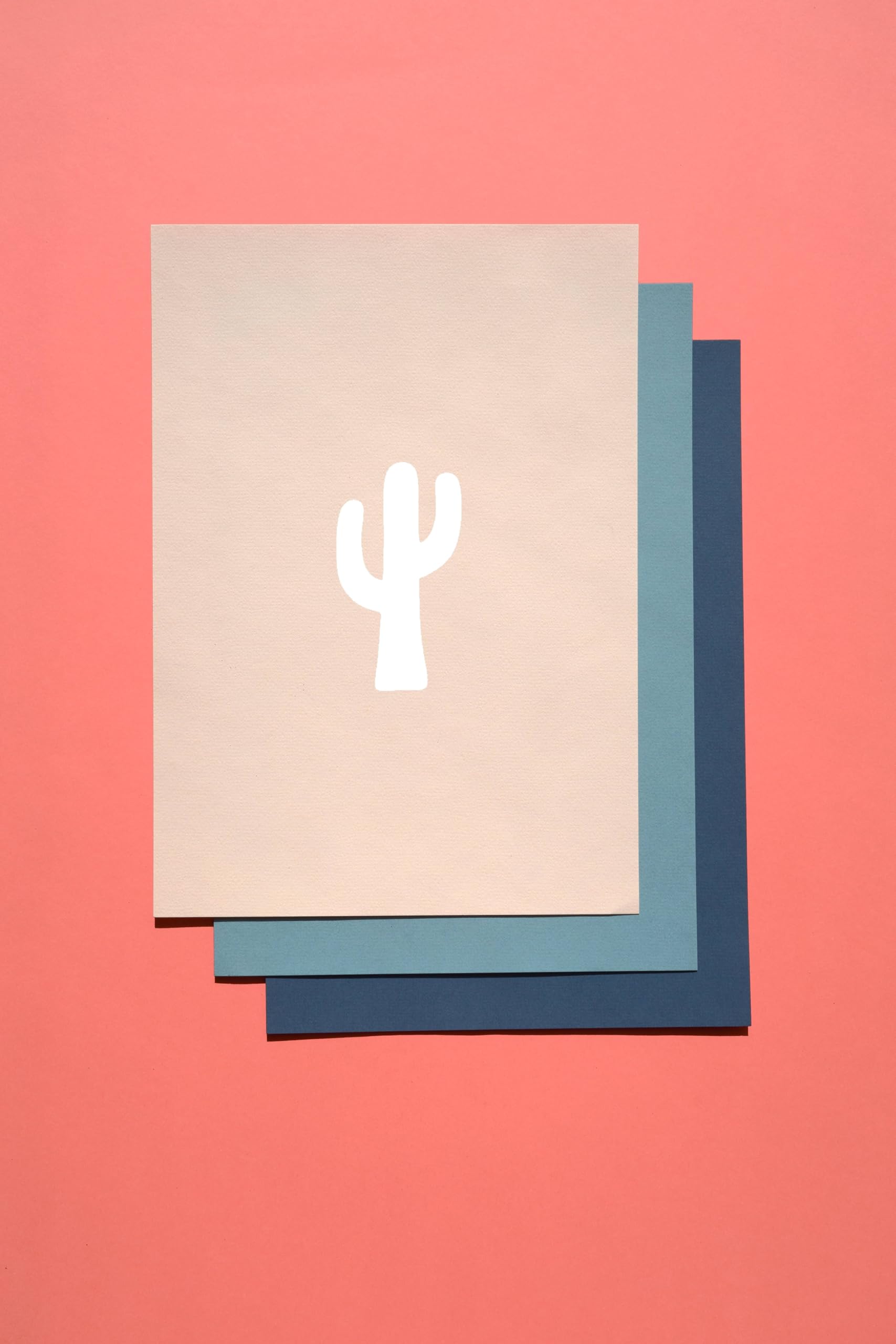 Cactus Stencil, Reusable, Precision-Cut Mylar, 4-Inch, Ideal for Botanical-Themed Crafts and Home stencil photo 6