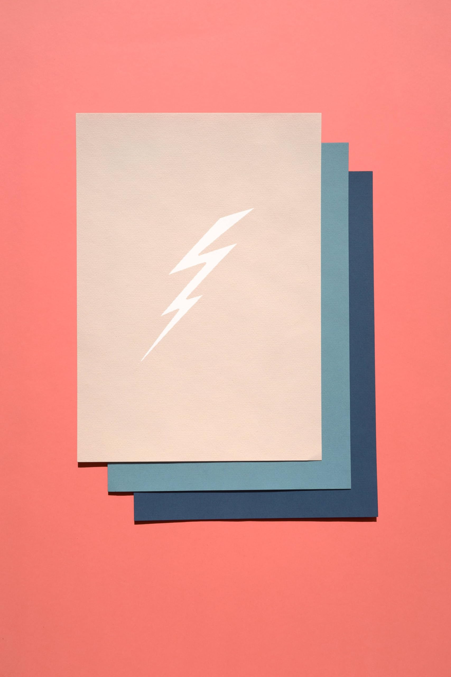 Lightning Bolt Stencil, Reusable Mylar, 4-Inch, Ideal for Superhero Themes and Bold Decor, White stencil photo 5