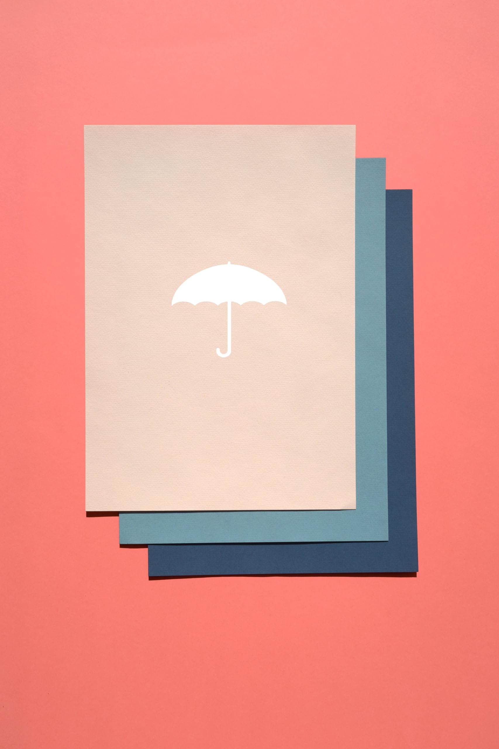 Umbrella Stencil, 4-Inch, Reusable Plastic, Rain-Themed Crafting and Home Decor, DIY Weather stencil photo 6