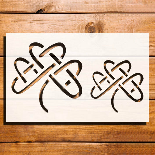 [20Pcs Set] Celtic Design Patterns Curls Stencil for Painting - Reusable Plastic, 8 x 5 Inches reusable Mylar wall painting stencil