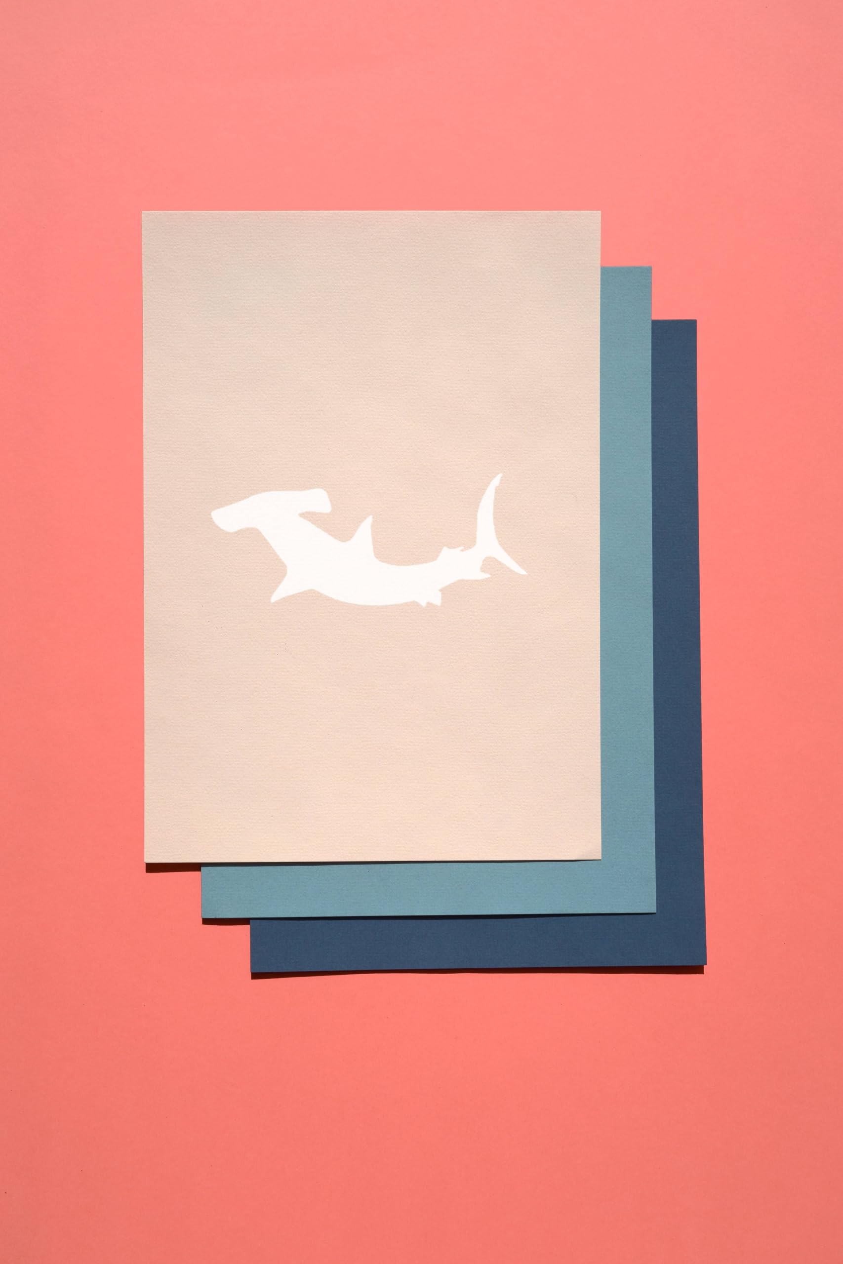 Hammerhead Shark Stencil, Reusable, Durable Mylar, 4-Inch, Perfect for Ocean-Themed Crafts and stencil photo 5