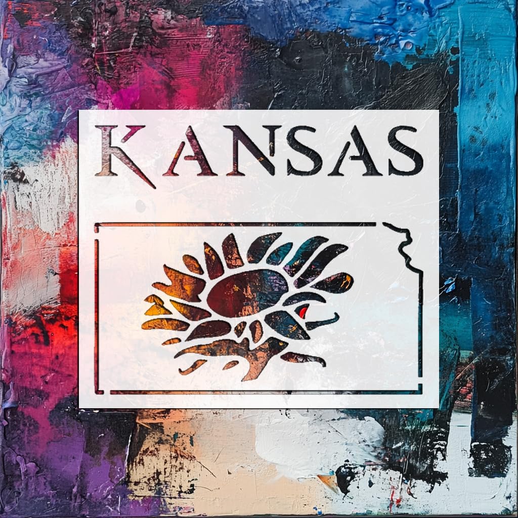[20Pcs Set] KC Sunflower Stencil for P0ainting - Plastic Reusable 5x6 inch stencil photo 6