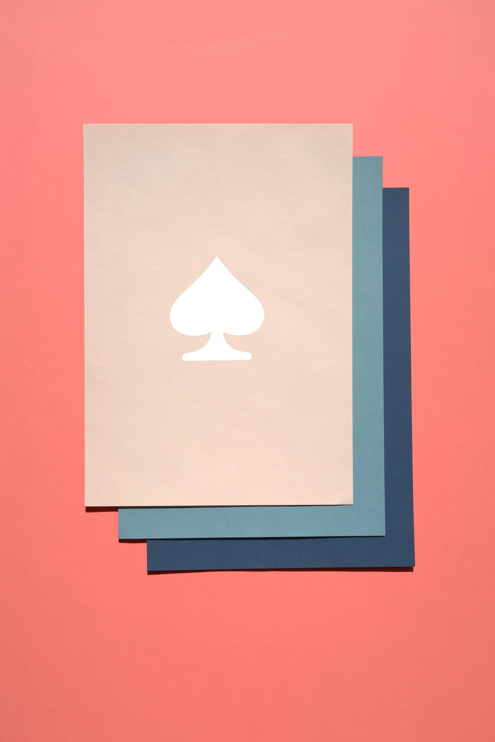 Spade Stencil, 4-Inch, Reusable Plastic, Card Suit Crafting and Home Decor, DIY Game Night stencil photo 6