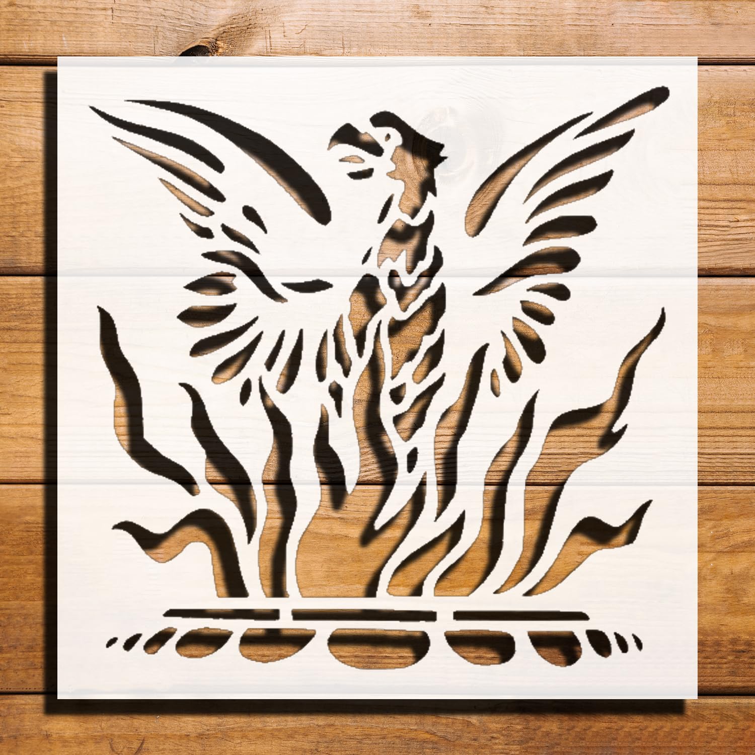 Mythical Creature Stencil for Painting, Plastic Reusable 5.5" x 5.5" - Ideal for Arts and Crafts reusable Mylar wall painting stencil