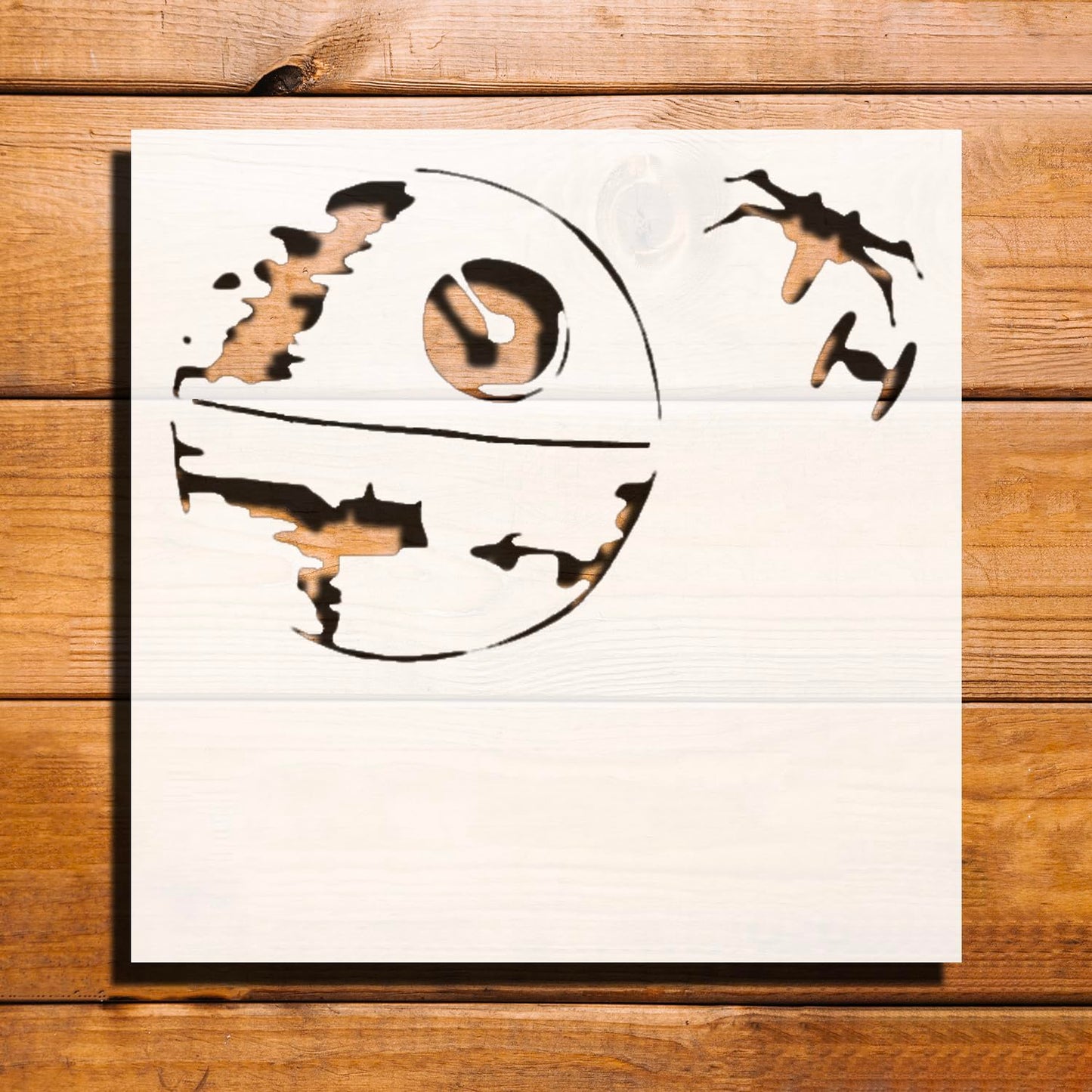 Galaxy Adventure Stencil for Painting - 8x8 Inch Reusable Stencil for Crafts, Arts, and Scrapbooking reusable Mylar wall painting stencil