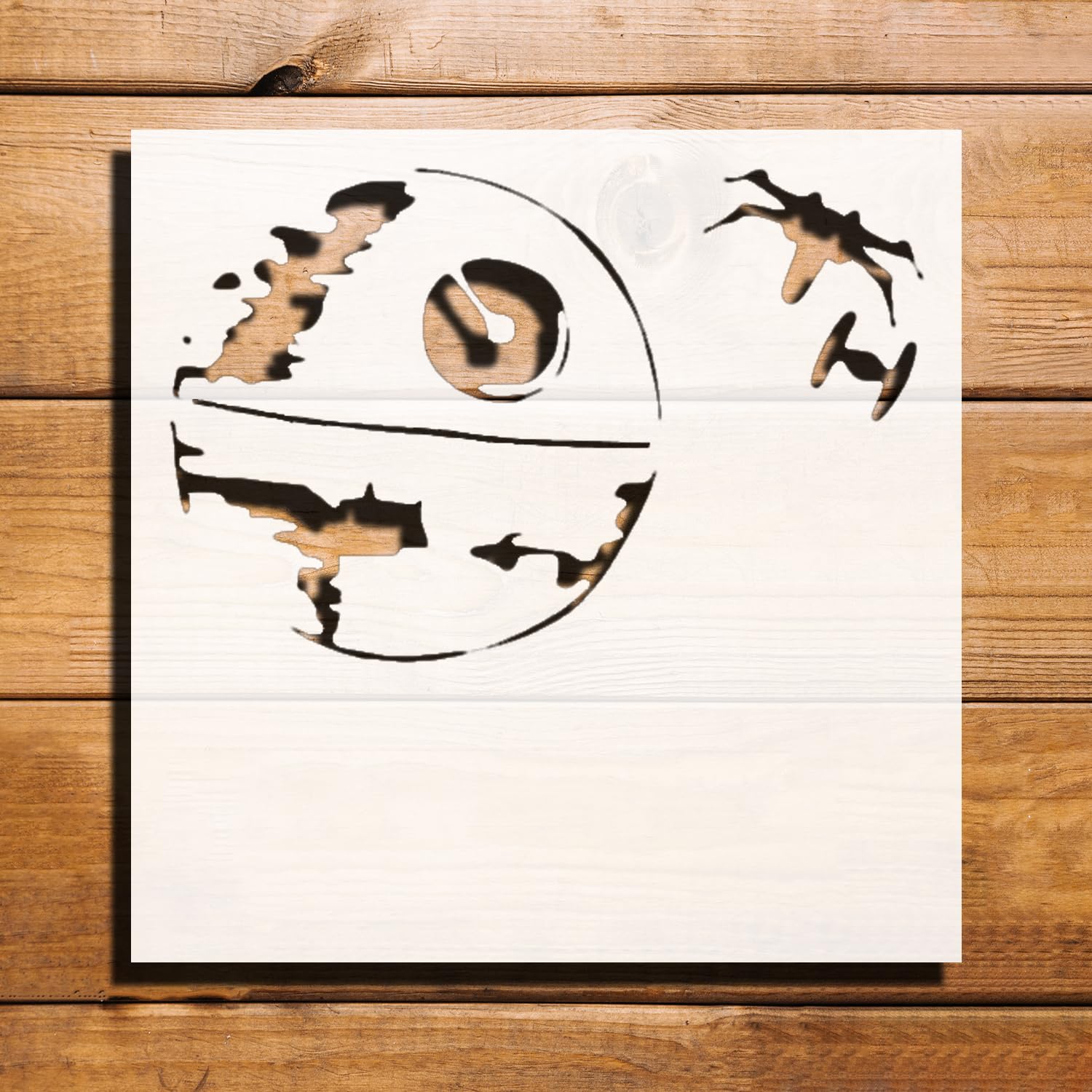 Galaxy Adventure Stencil for Painting - 8x8 Inch Reusable Stencil for Crafts, Arts, and Scrapbooking reusable Mylar wall painting stencil