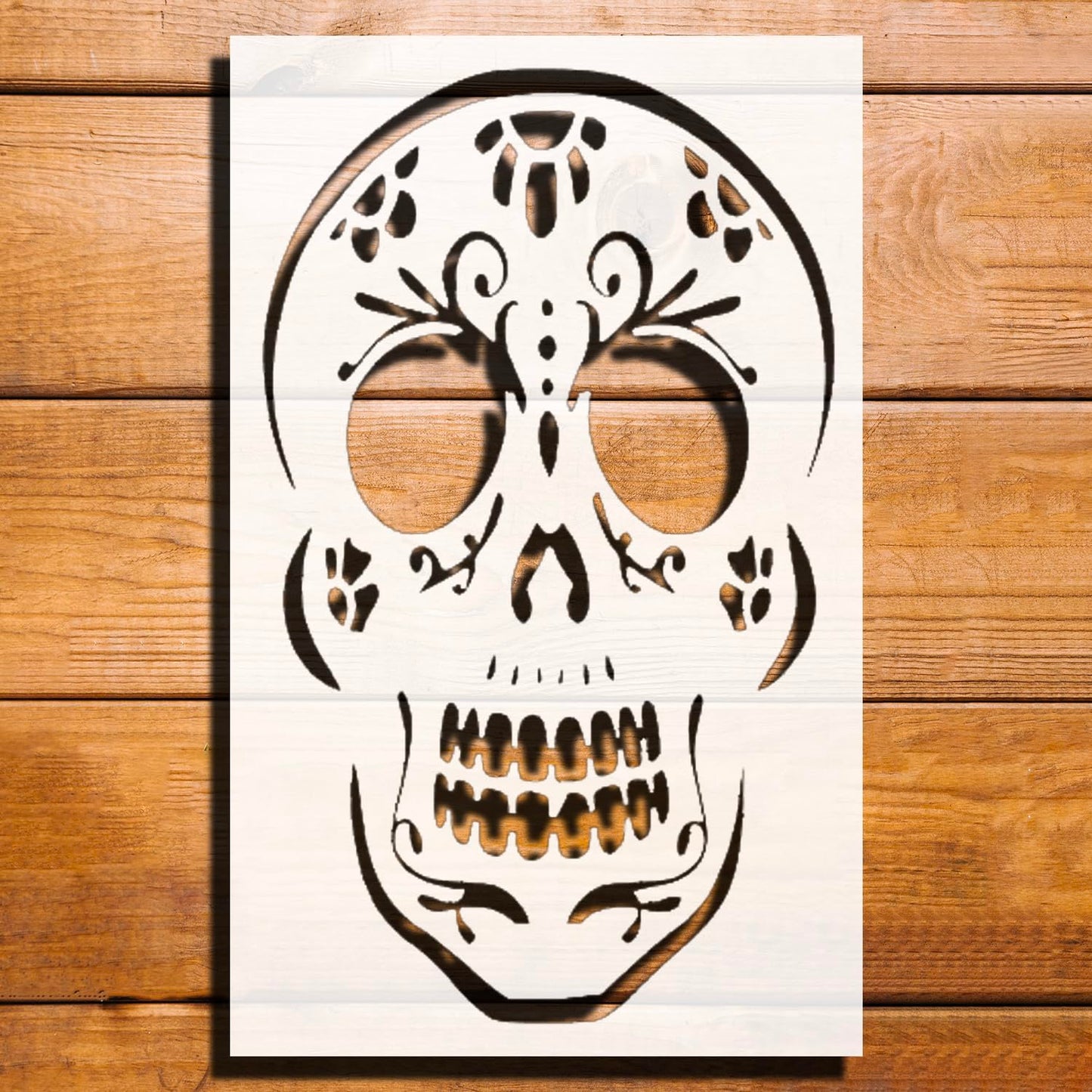 [20Pcs Set] Dead Pattern Stencil for Painting on Walls, Wood, and Canvas - Reusable, 5 x 8 inch reusable Mylar wall painting stencil