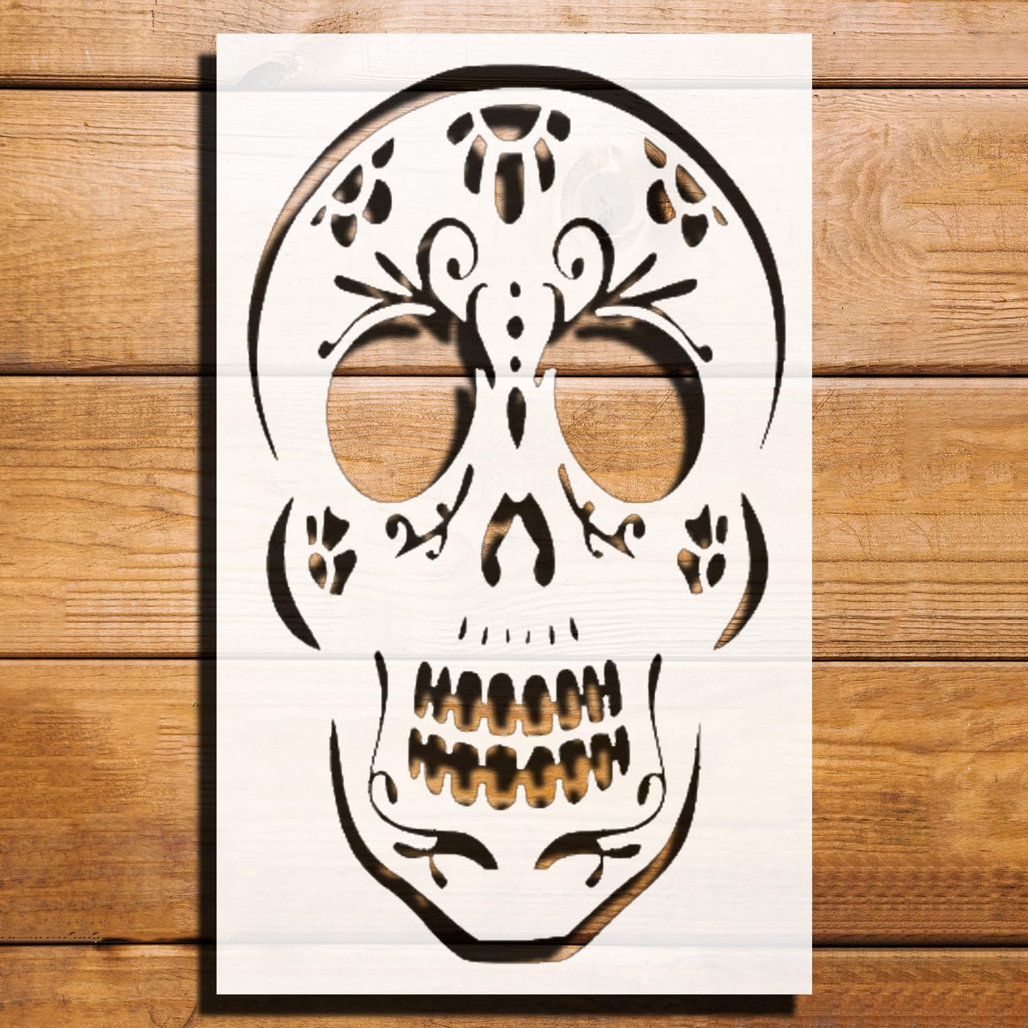 [20Pcs Set] Dead Pattern Stencil for Painting on Walls, Wood, and Canvas - Reusable, 5 x 8 inch reusable Mylar wall painting stencil