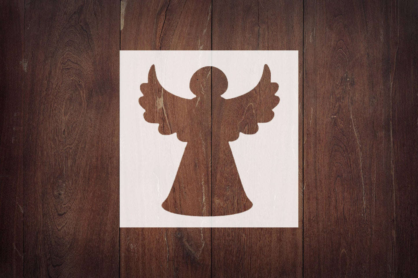 Christmas Angel Stencil for Painting, 4-Inch, Reusable Plastic, Holiday Crafting and Home Decor reusable Mylar wall painting stencil