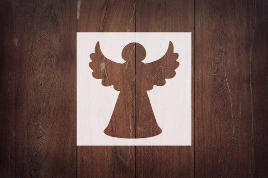 Christmas Angel Stencil for Painting, 4-Inch, Reusable Plastic, Holiday Crafting and Home Decor reusable Mylar wall painting stencil