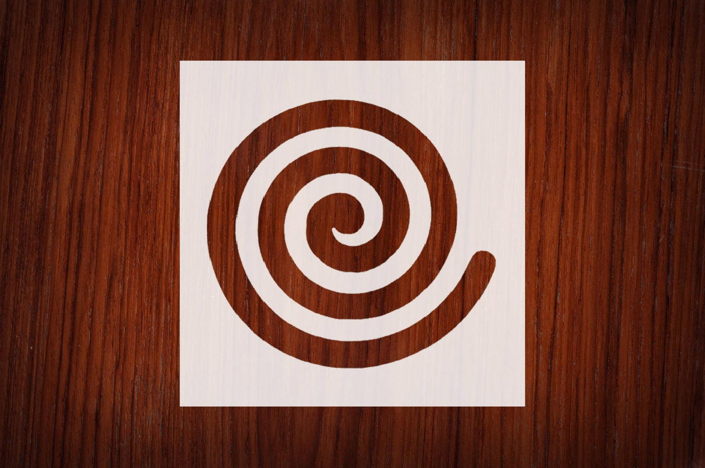 Swirl Stencil, Reusable, Precision-Cut Mylar, 4-Inch, Ideal for Artistic Decor and Craft Projects reusable Mylar wall painting stencil