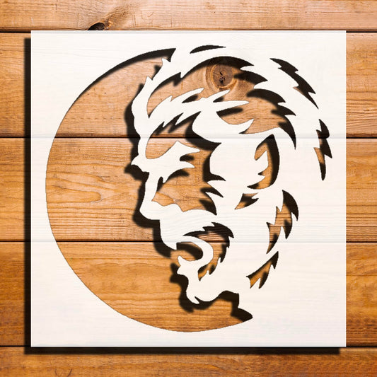 [20Pcs Set] Wolfman Stencil for Painting, Plastic Reusable 5.5" L x 5.5" W – Ideal for DIY Crafts reusable Mylar wall painting stencil
