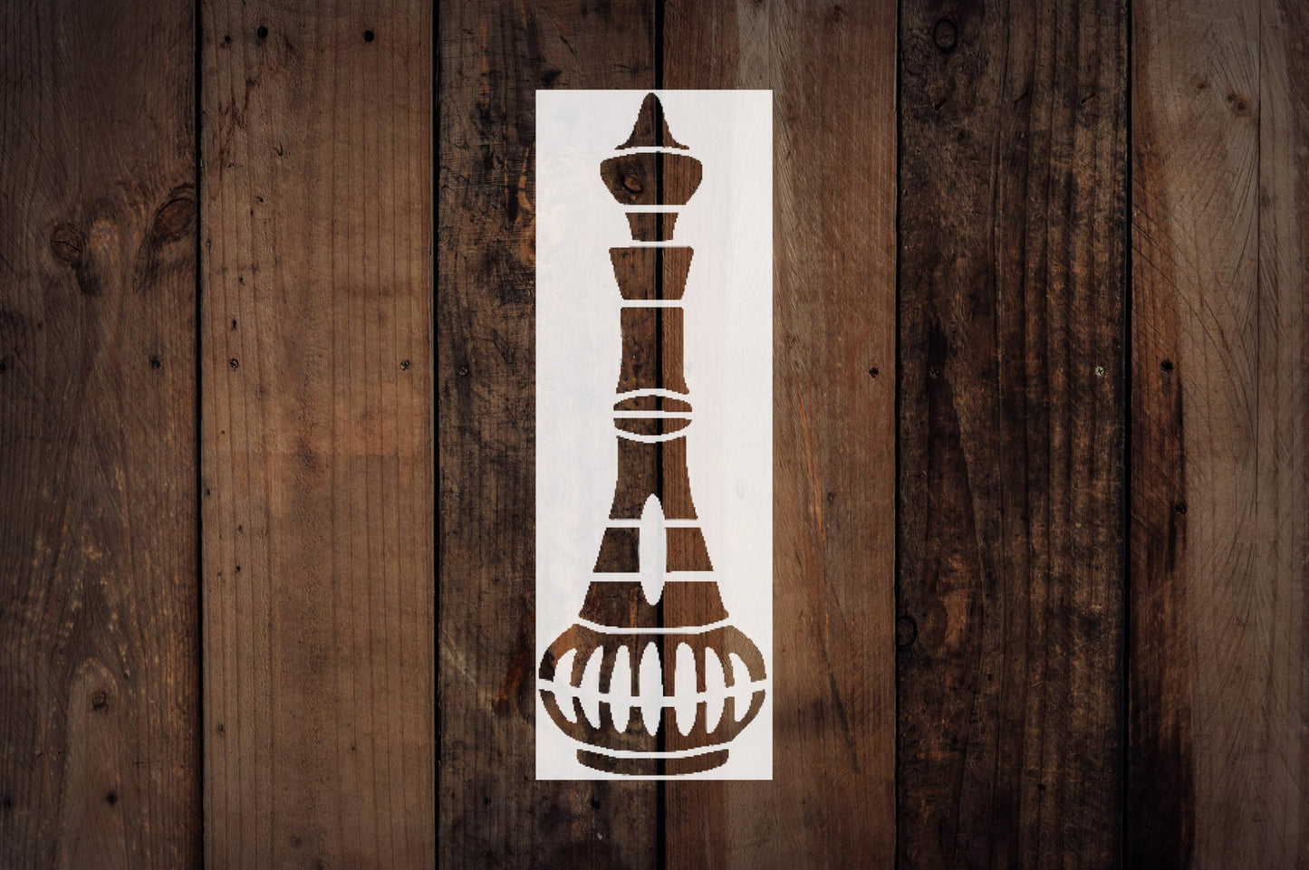 Jeannie Bottle Stencil, Reusable Plastic Template, 3x8 Inch, Durable for Fantasy Crafts and Home reusable Mylar wall painting stencil