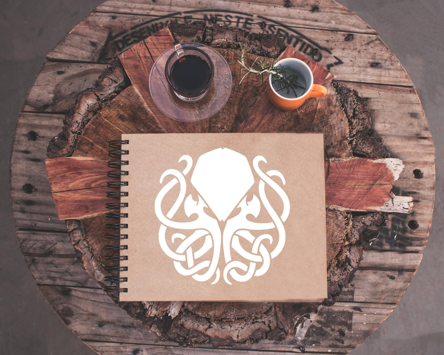 Kraken Octopus Stencil, Reusable Plastic Template, 8x8 Inch, Durable for Nautical Crafts and Home stencil photo 3