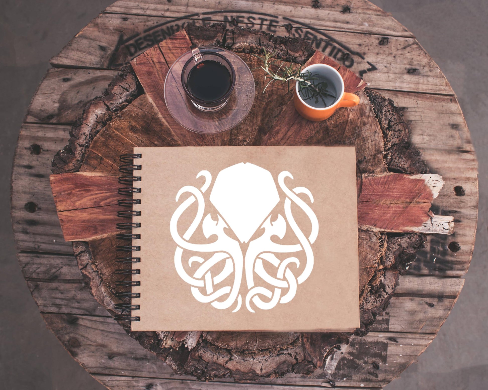 Kraken Octopus Stencil, Reusable Plastic Template, 8x8 Inch, Durable for Nautical Crafts and Home stencil photo 3