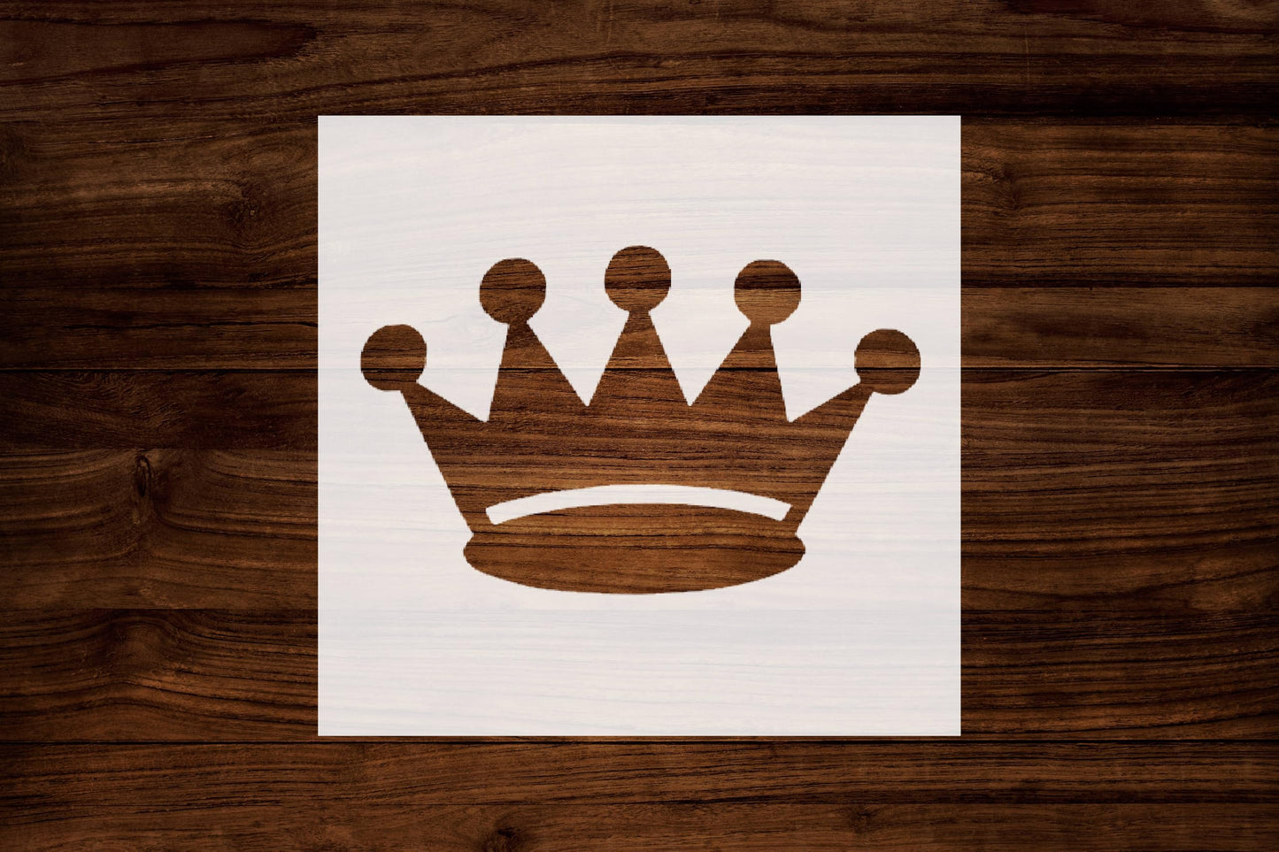 Crown Stencil, Reusable, Precision-Cut Mylar, 4-Inch, Ideal for Royal-Themed Crafts and Decorative stencil photo 6