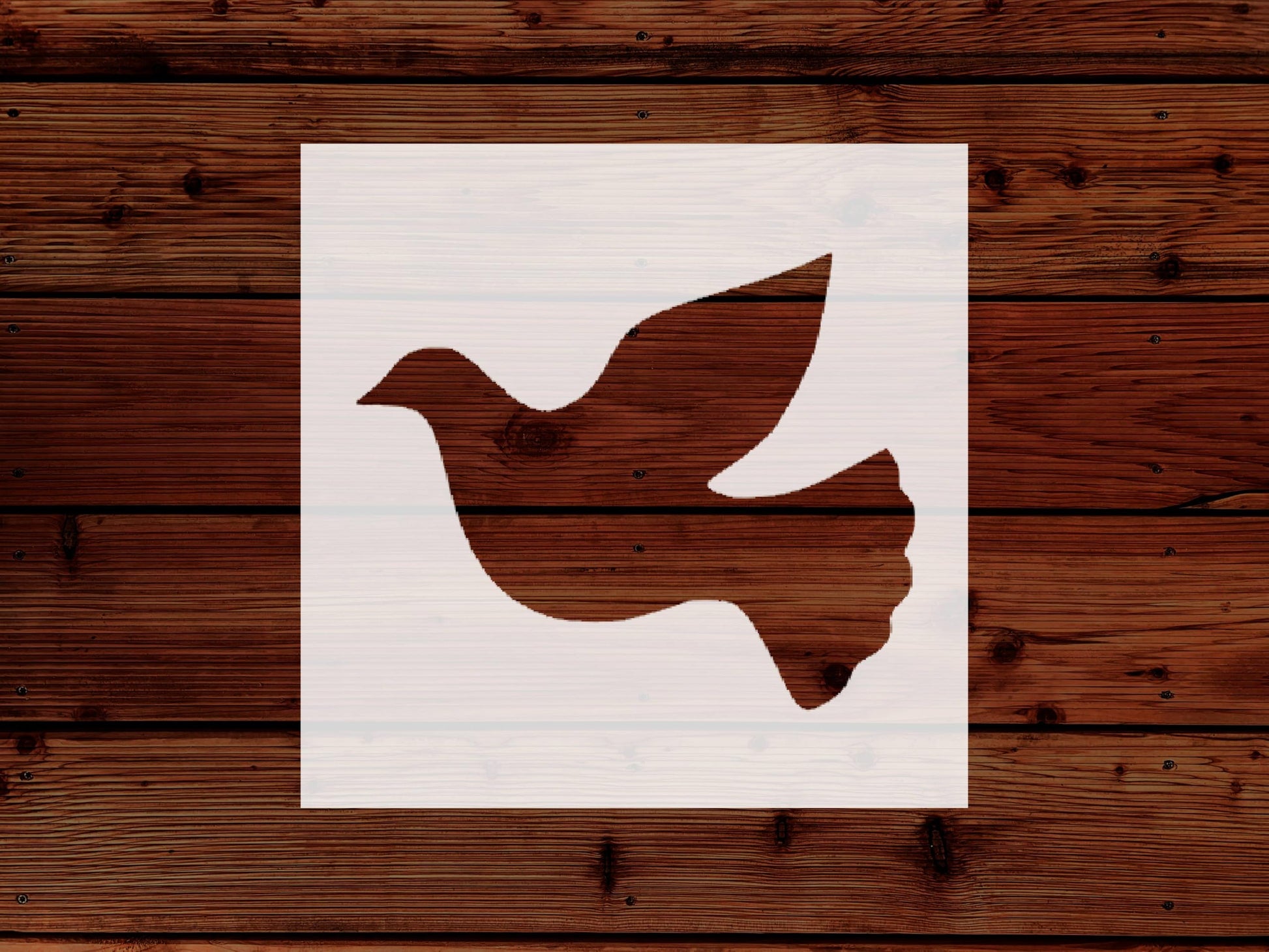 Dove Stencil, Reusable, Precision-Cut Mylar, 4-Inch, Perfect for Peace-Themed Crafts and stencil photo 5