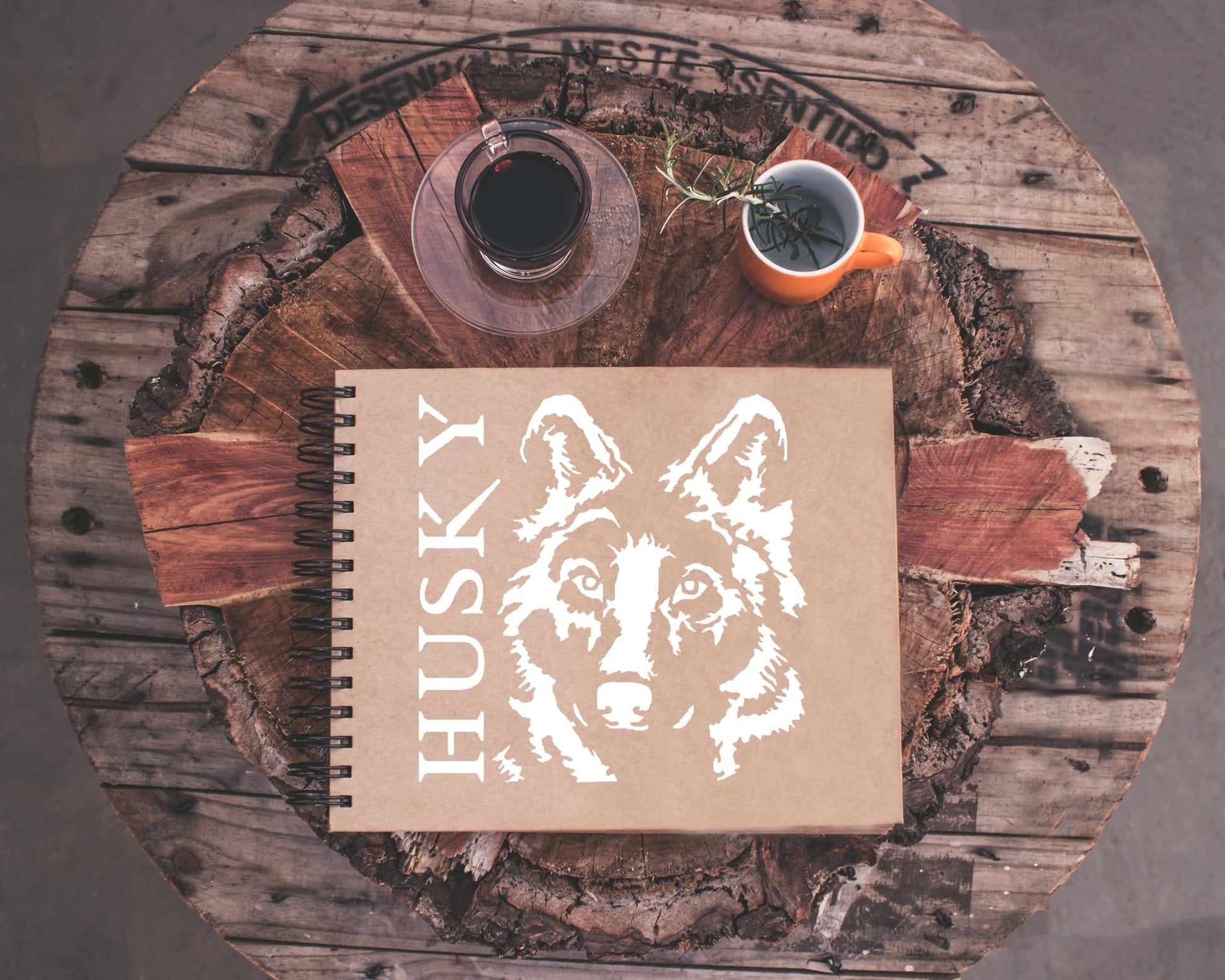 Husky Dog Stencil, Reusable Plastic Template, 5.5x5.5 Inch, Durable for Animal Crafts and Home stencil photo 4