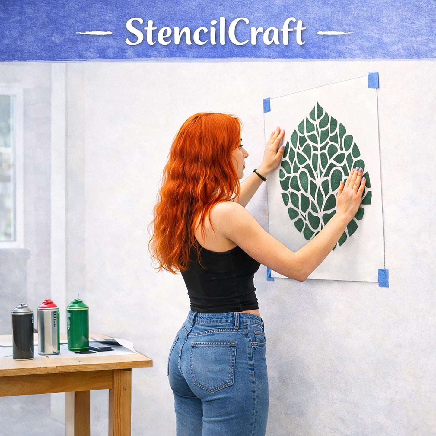 Eagle Wall Stencil 9 x 12 in – Reusable Mylar Painting Template for Decorative Wall Art and DIY stencil photo 8