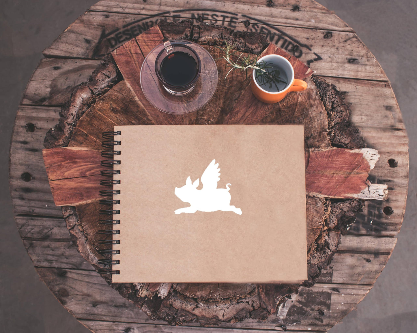 Flying Pig Stencil, 4-Inch, Reusable Animal Craft Template, Durable Plastic, White stencil photo 4
