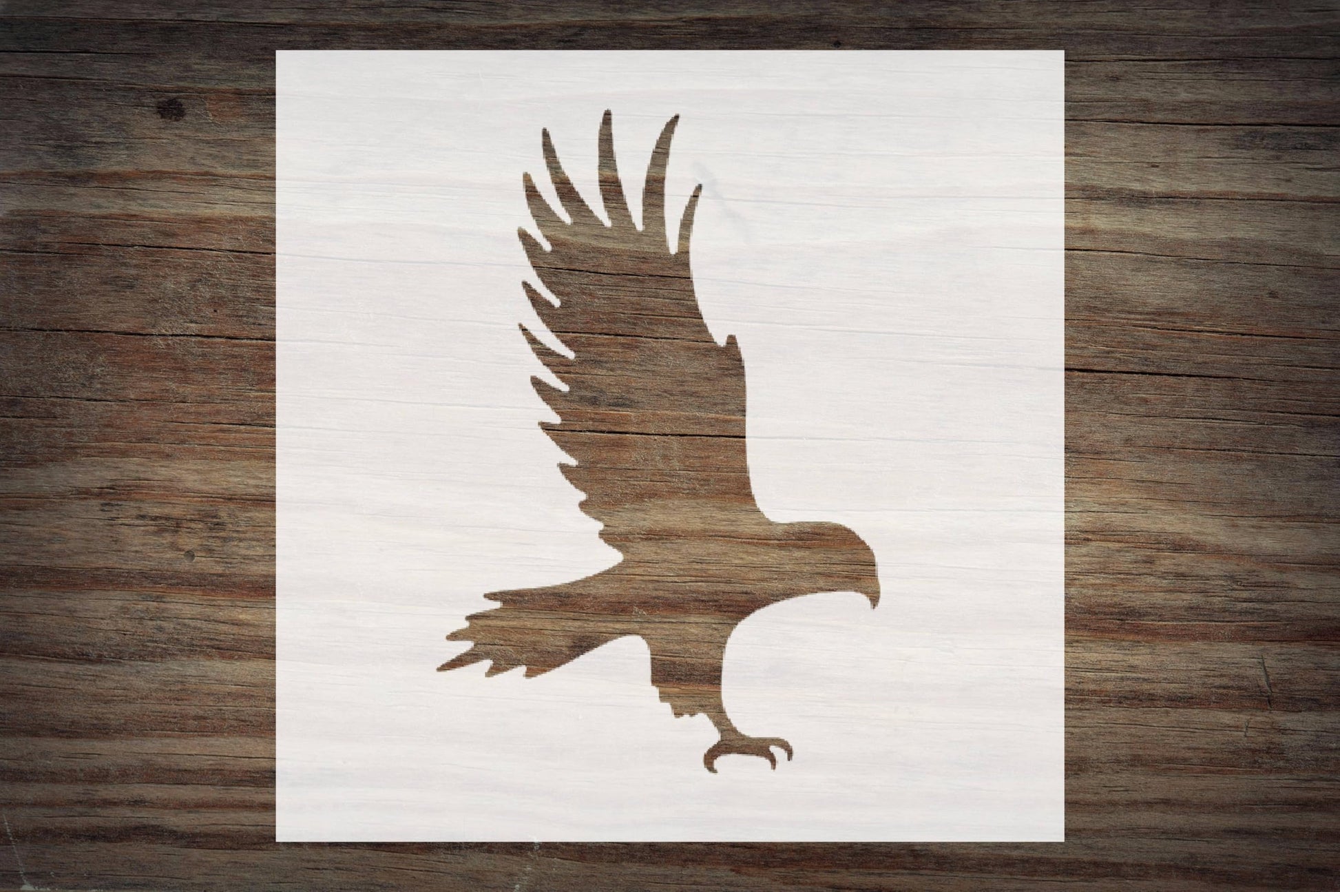 Hawk Stencil for Painting, Reusable, Precision-Cut Mylar, 4-Inch, Perfect for Wildlife-Themed stencil photo 3