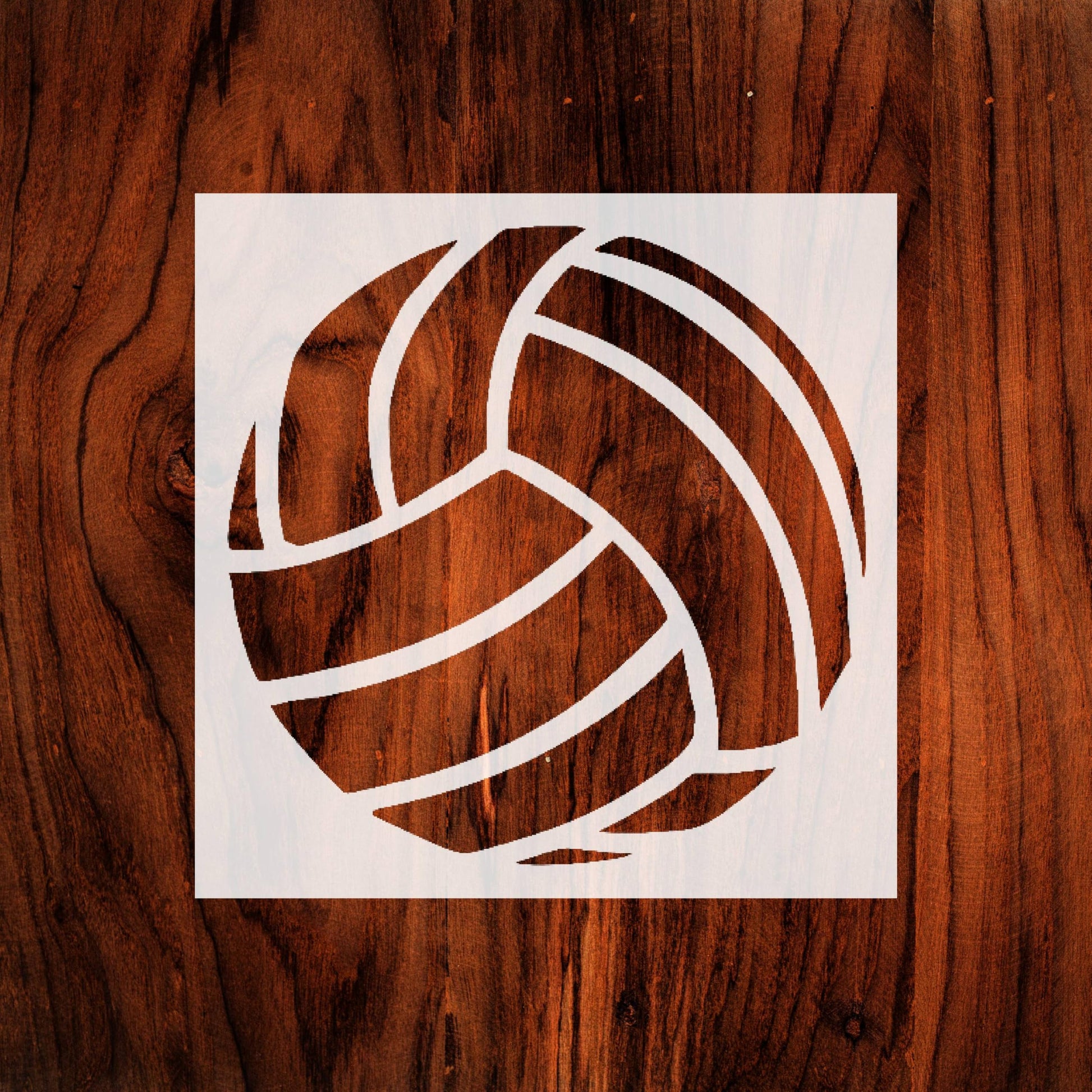 Volleyball Ball Stencil, Reusable, Precision-Cut Mylar, 5.5x5.5 Inches, for Sports-Themed Crafts reusable Mylar wall painting stencil