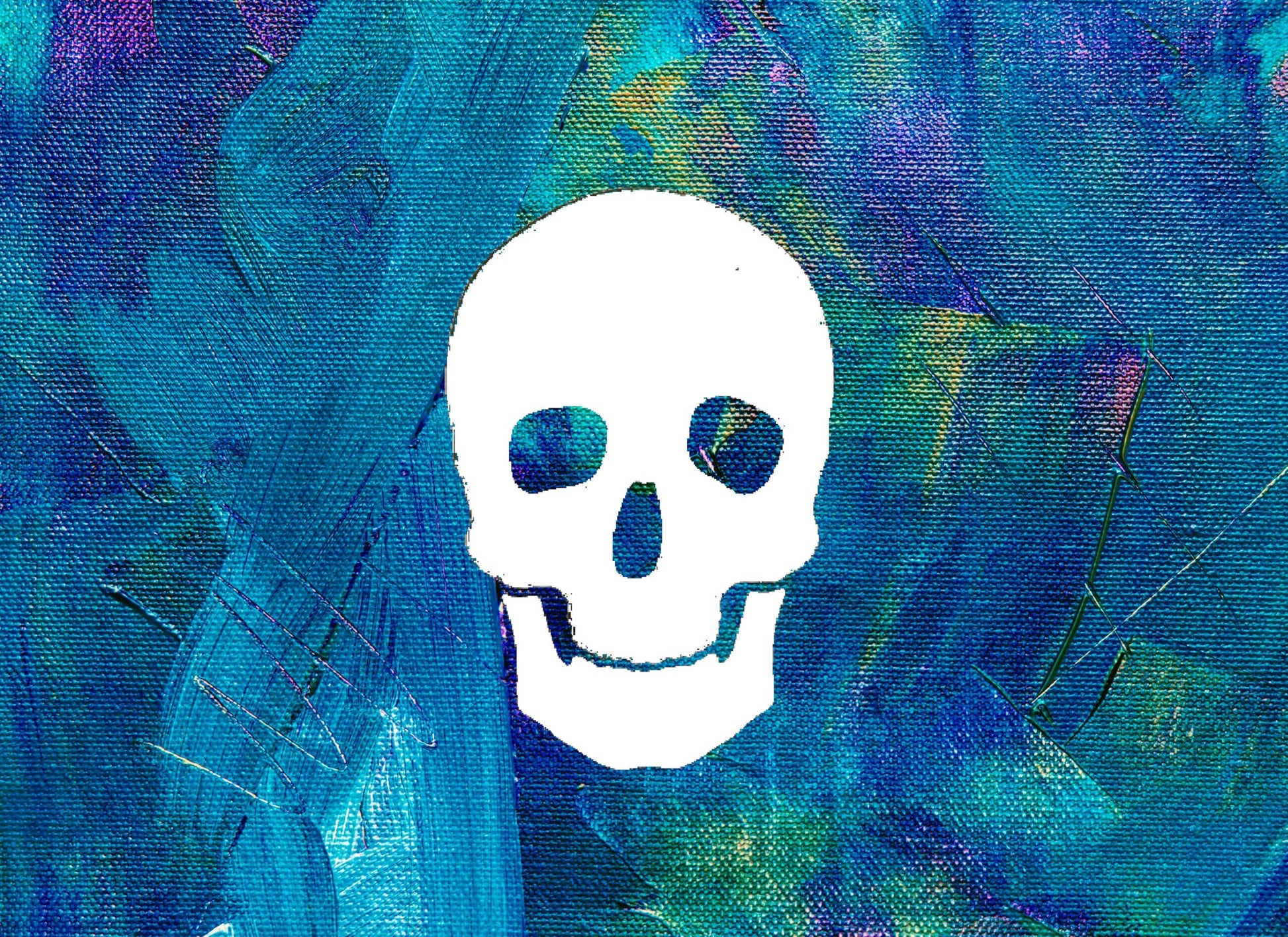 Skull Stencil, Reusable, Precision-Cut Mylar, 4-Inch, Perfect for Halloween Decor and Edgy Art stencil photo 5
