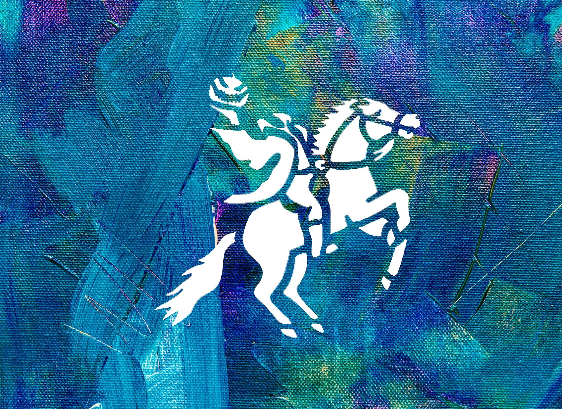 Headless Horseman Stencil, Reusable, Durable Mylar, 8x8 Inch, Perfect for Halloween Crafts and stencil photo 5