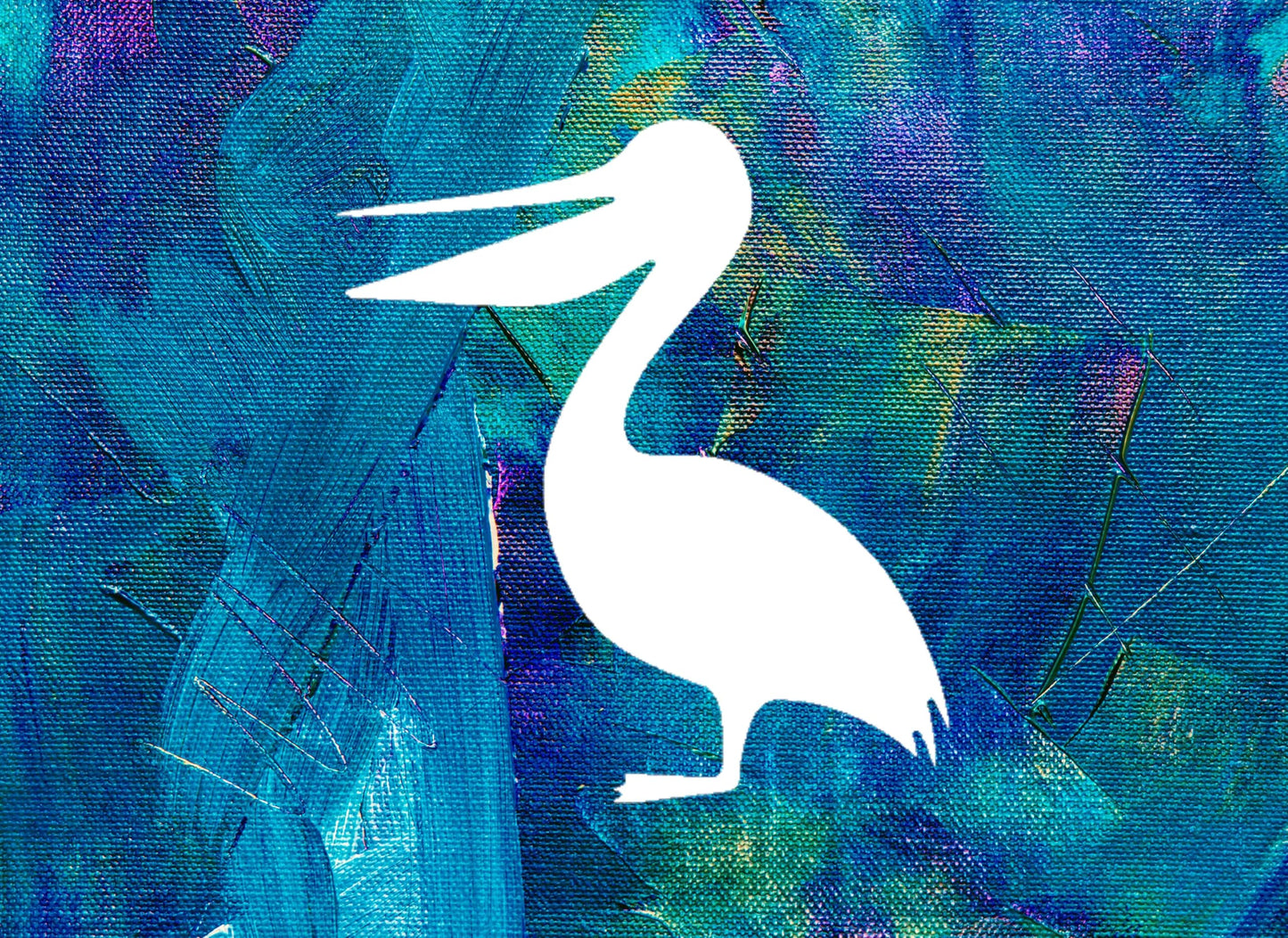 Pelican Stencil, 4-Inch, Reusable Plastic, Coastal Bird Crafting and Home Decor, DIY Nature stencil photo 5