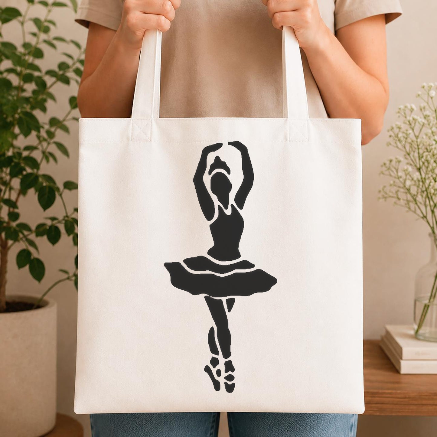 Ballet Dancer In Tutu Arms Raised stencil photo 4