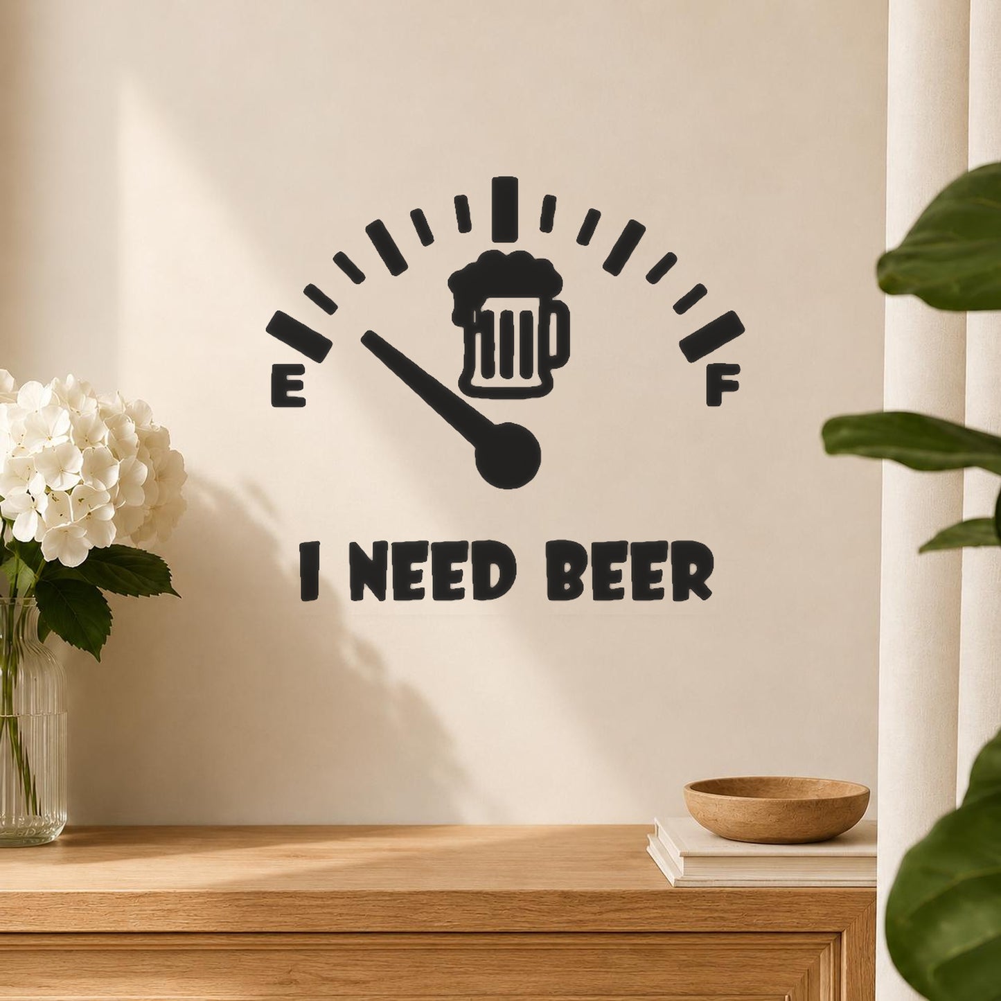 Beer Mug On Fuel Gauge Needle stencil photo 5