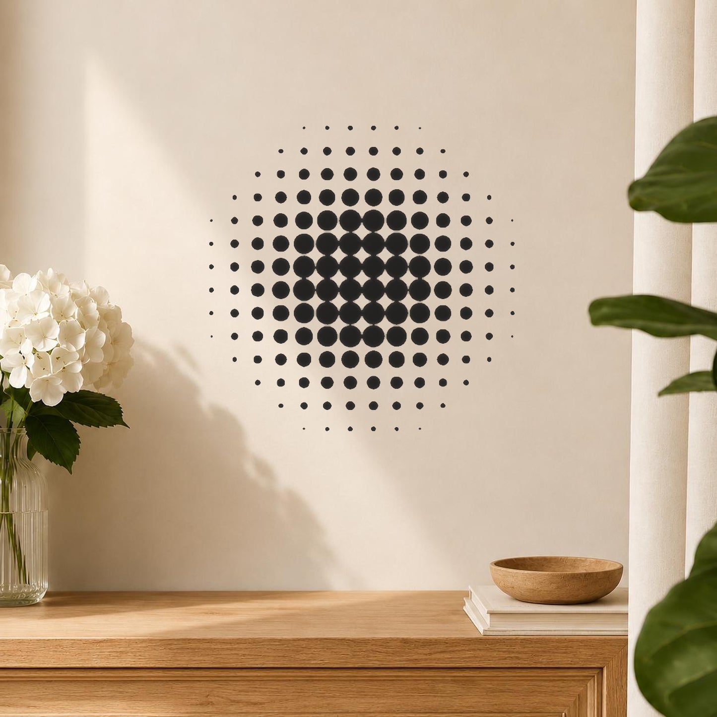 Concentric Circles Arranged In Grid With stencil photo 5