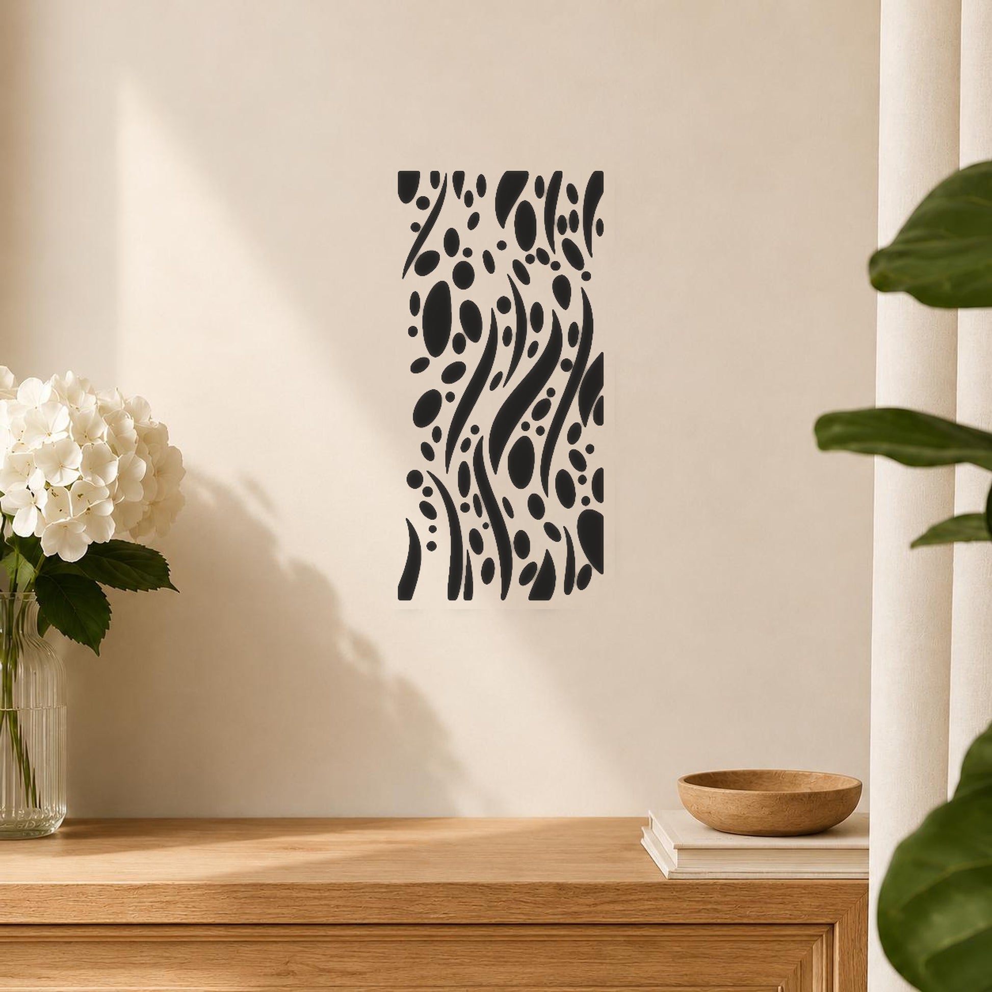Curved And Ovals Arranged In Various stencil photo 5
