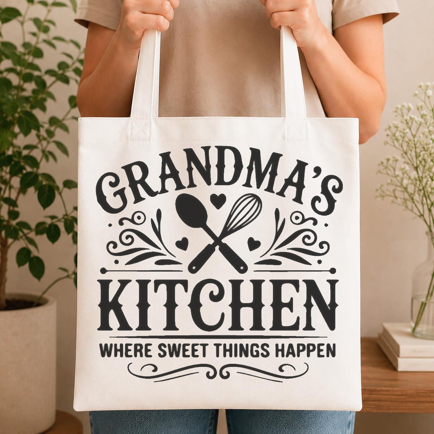 Displaying Grandma Kitchen With Two Utensils stencil photo 4
