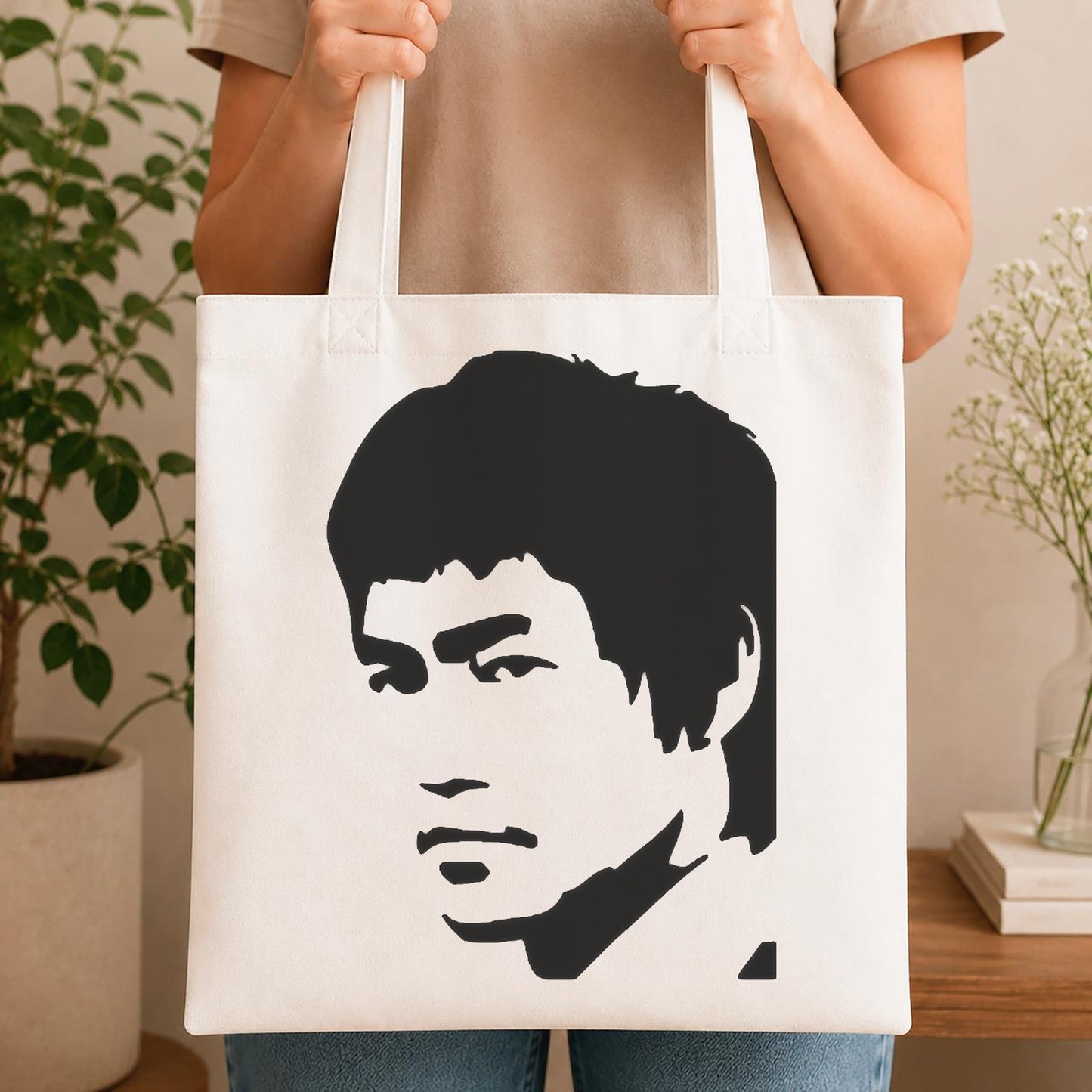 Face With Short Hair Intense Expression stencil photo 4