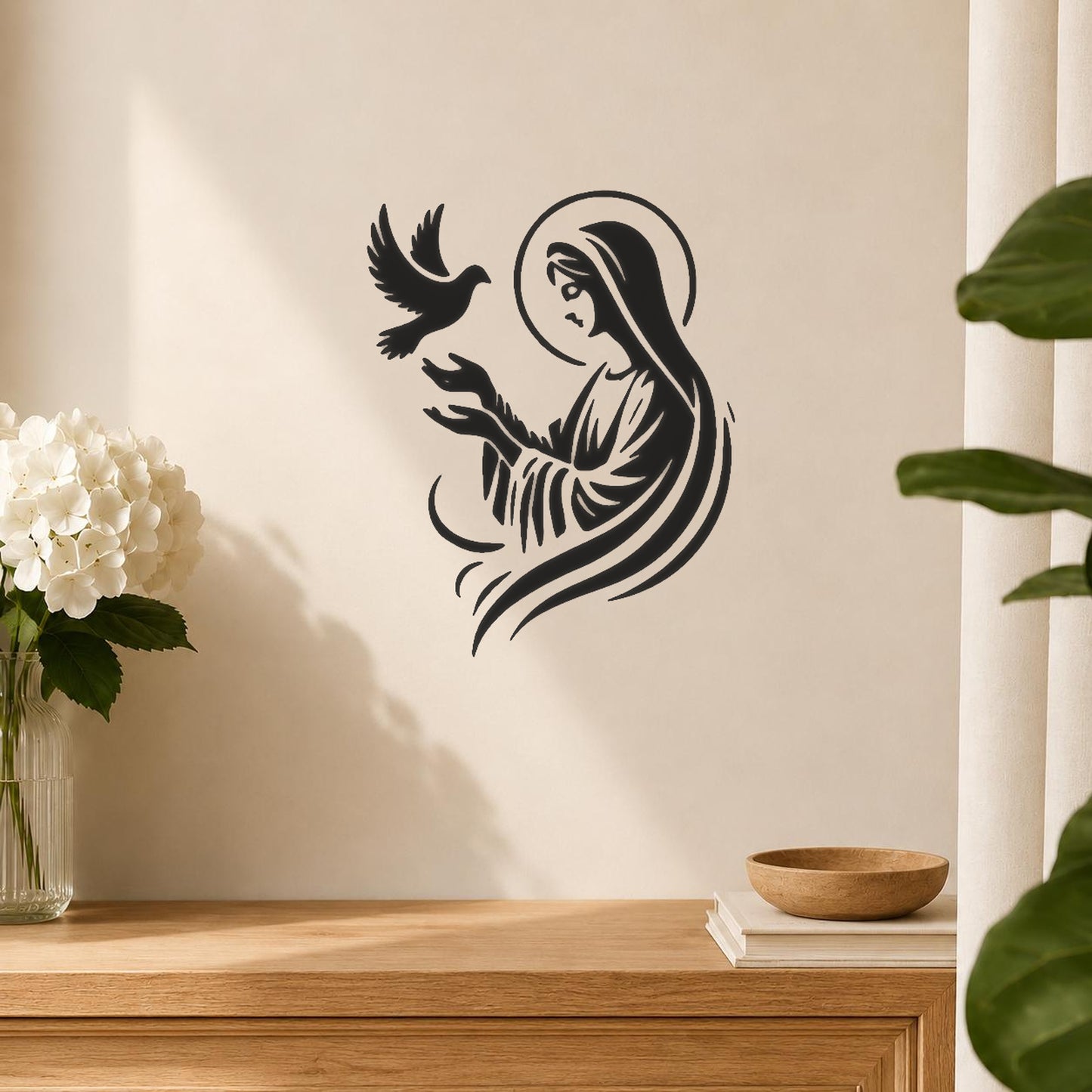 Figure With Long Hair And Arms stencil photo 5