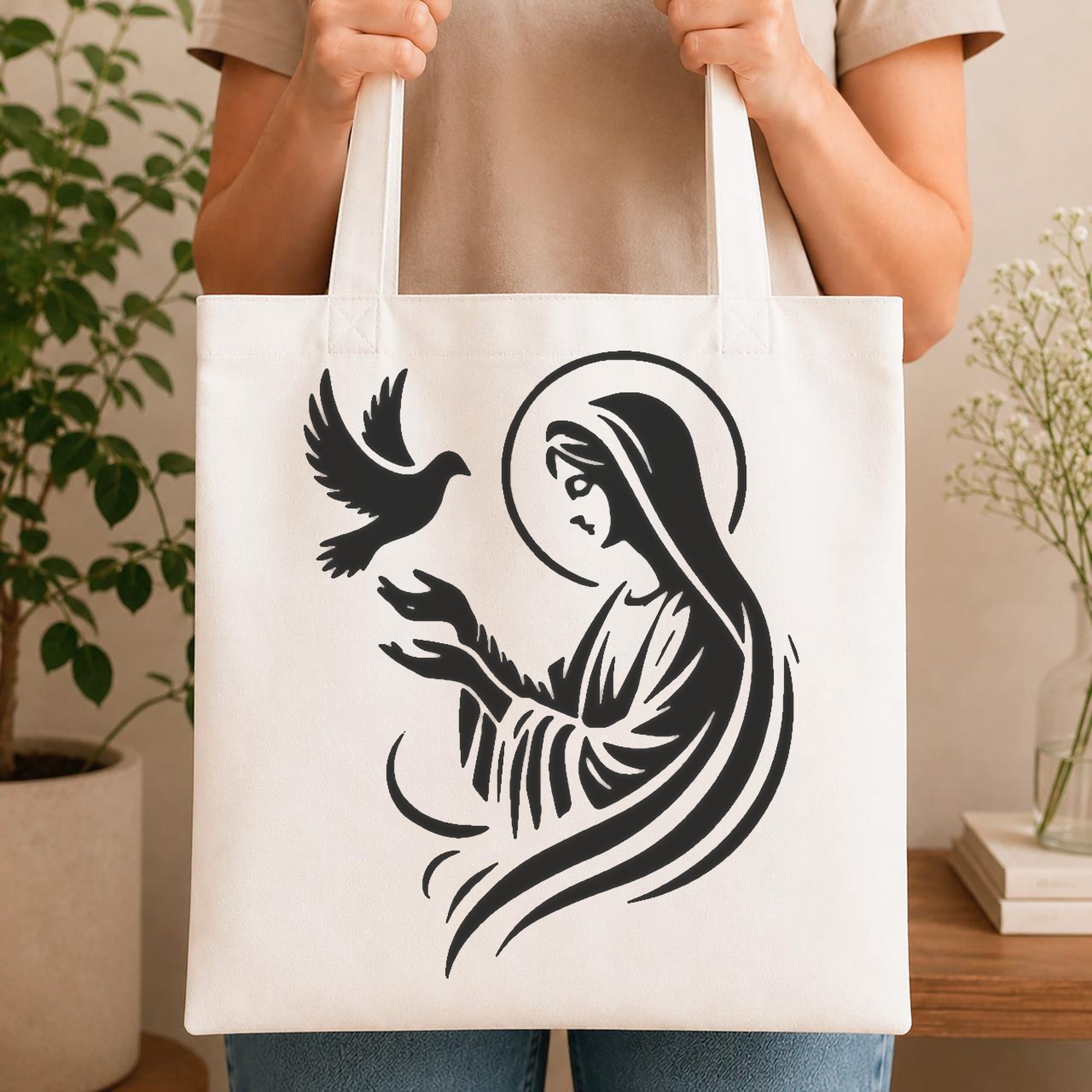 Figure With Long Hair And Arms stencil photo 4