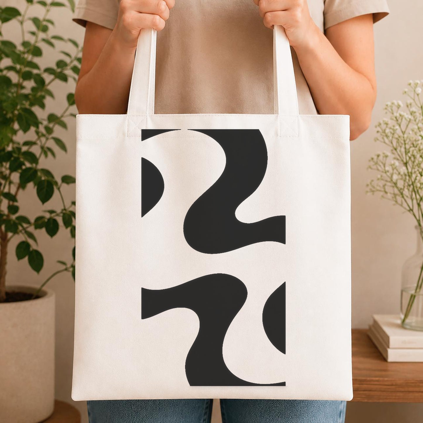 Irregular Shapes With Curves And Twists stencil photo 4