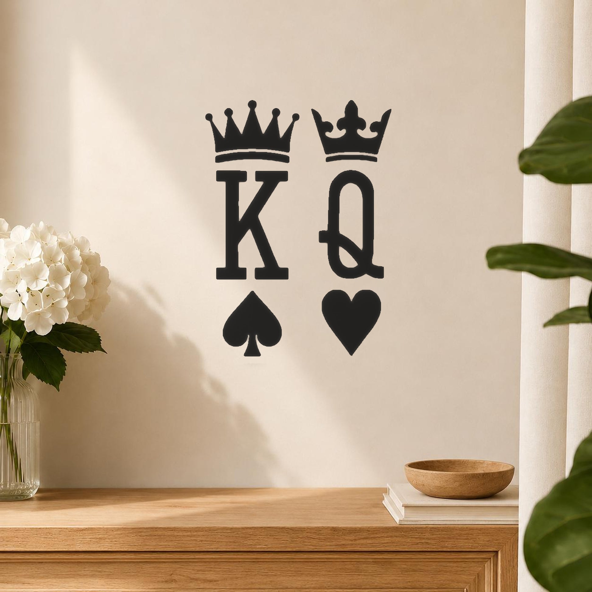 King Symbol With Crown Queen Symbol stencil photo 5