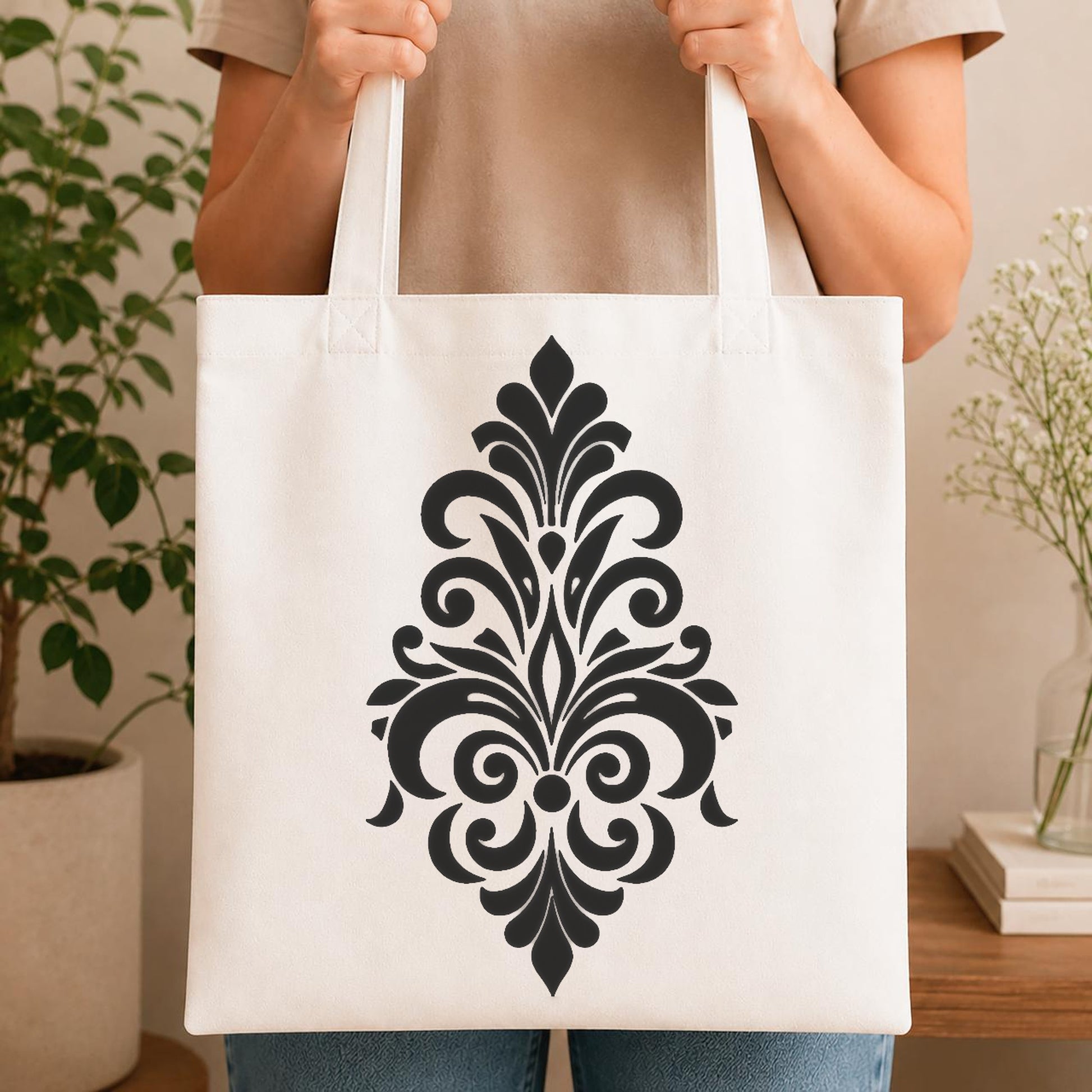 Ornate Shape With Curves Spirals And stencil photo 4