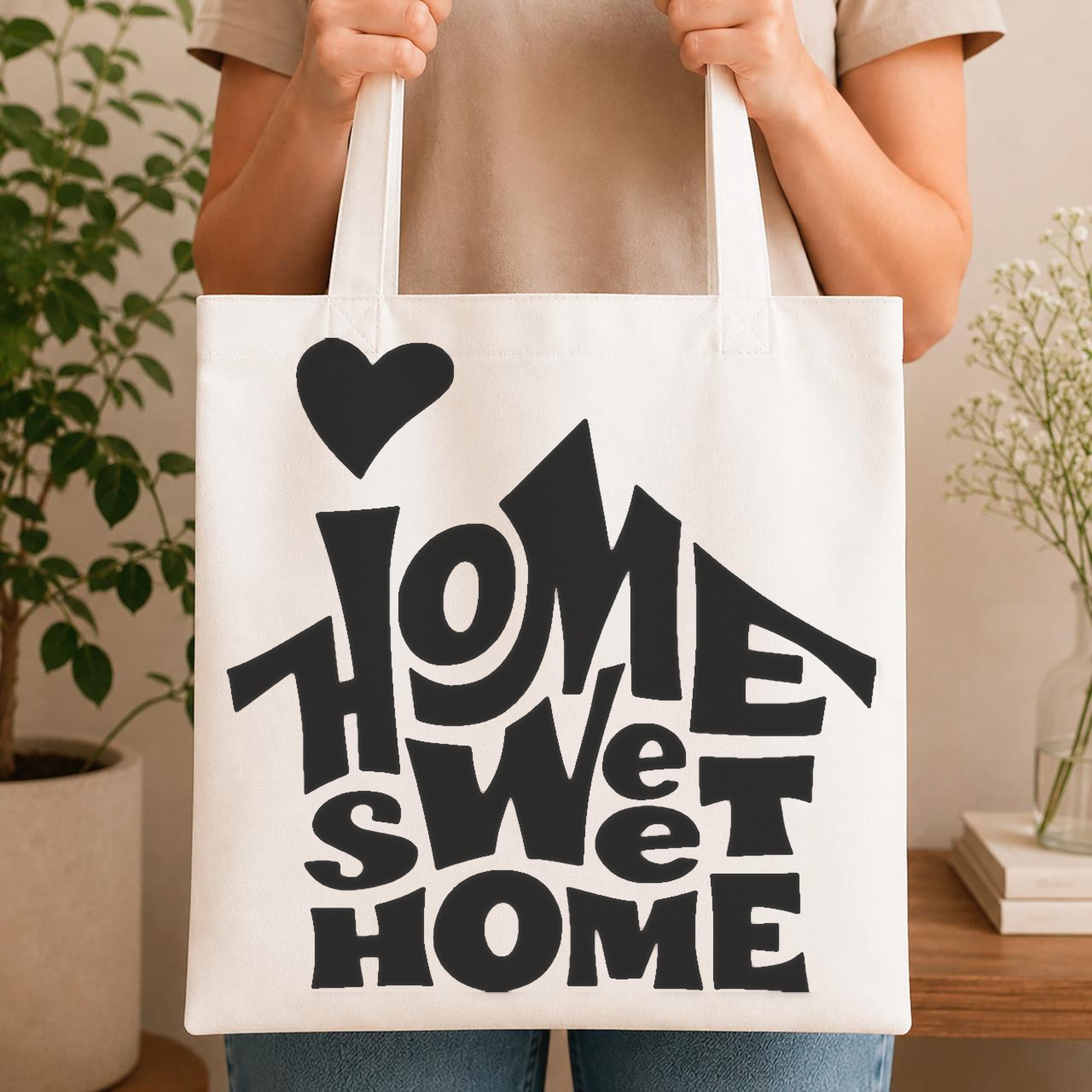 Shapes Forming Home Sweet Home With stencil photo 4