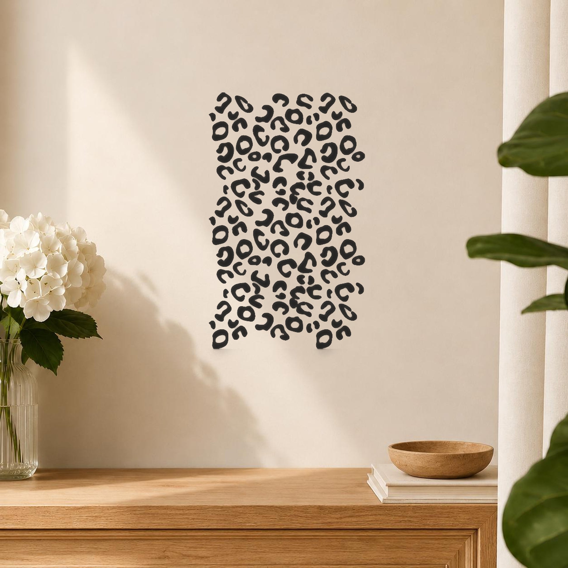 Spotted Shapes Arranged Randomly Across The stencil photo 5