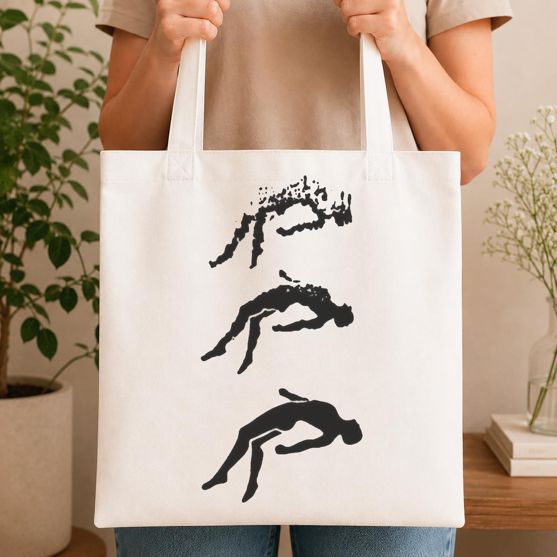 Three Figures Lying Horizontally With Different stencil photo 4