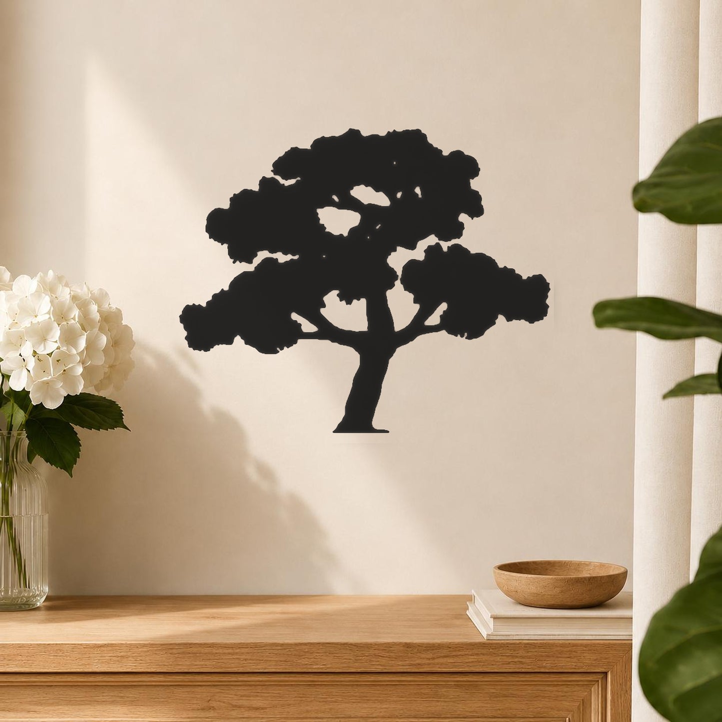 Tree With Branches And Leaves stencil photo 5