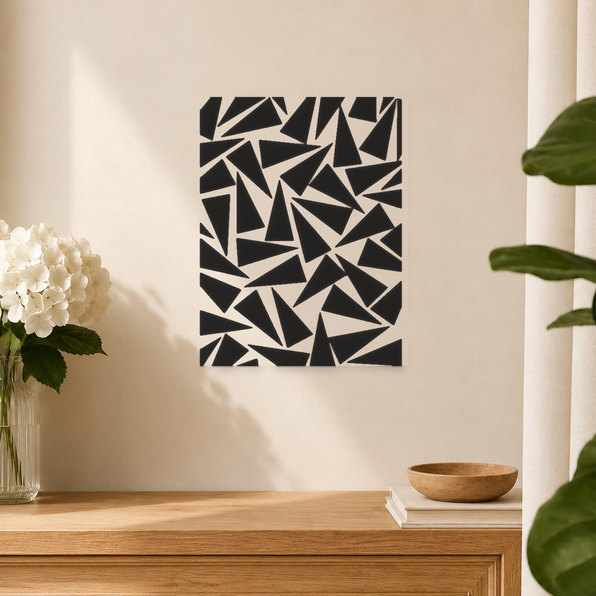 Various Triangles In Random Orientations With stencil photo 5