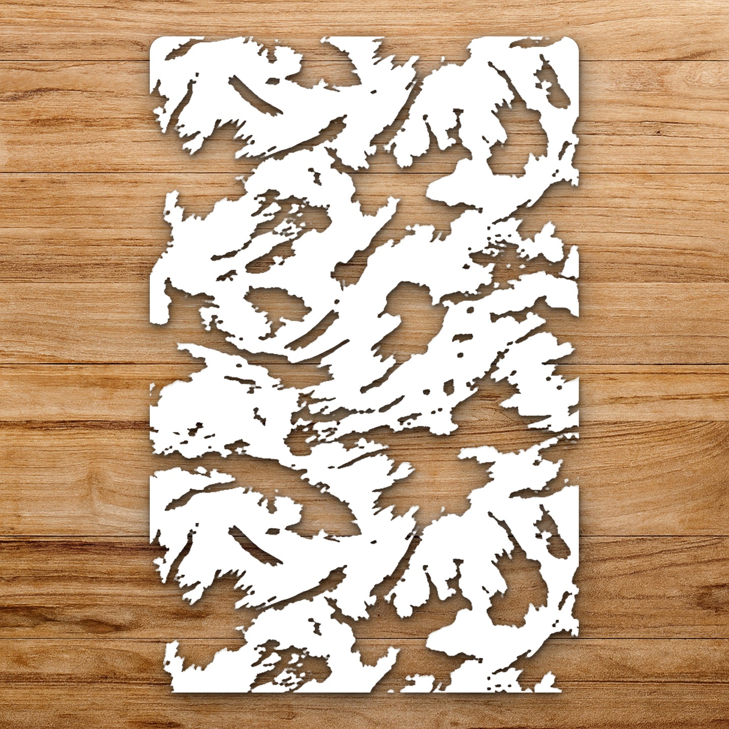 Irregular Marks And Shapes Scattered Across reusable Mylar wall painting stencil