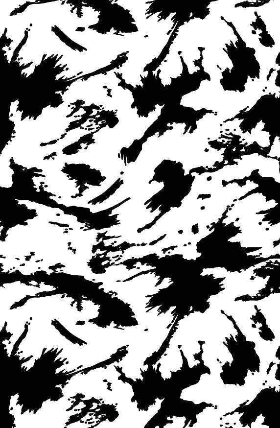 Irregular Marks And Shapes Scattered Across stencil photo 7
