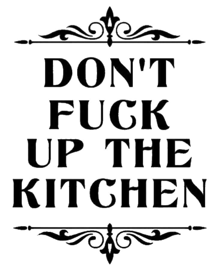 In Letters Don Fuck Up The stencil photo 7