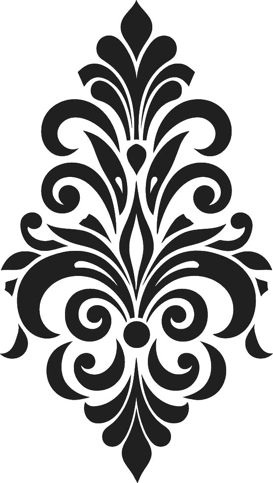 Ornate Shape With Curves Spirals And stencil photo 7
